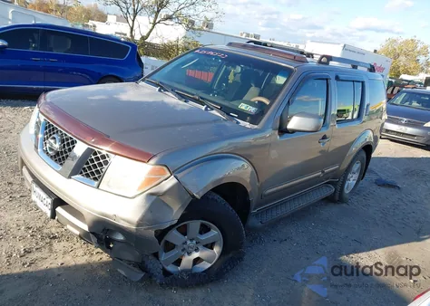 2005 Nissan Pathfinder Se from USA, damaged, VIN 5N1AR18W75C759092